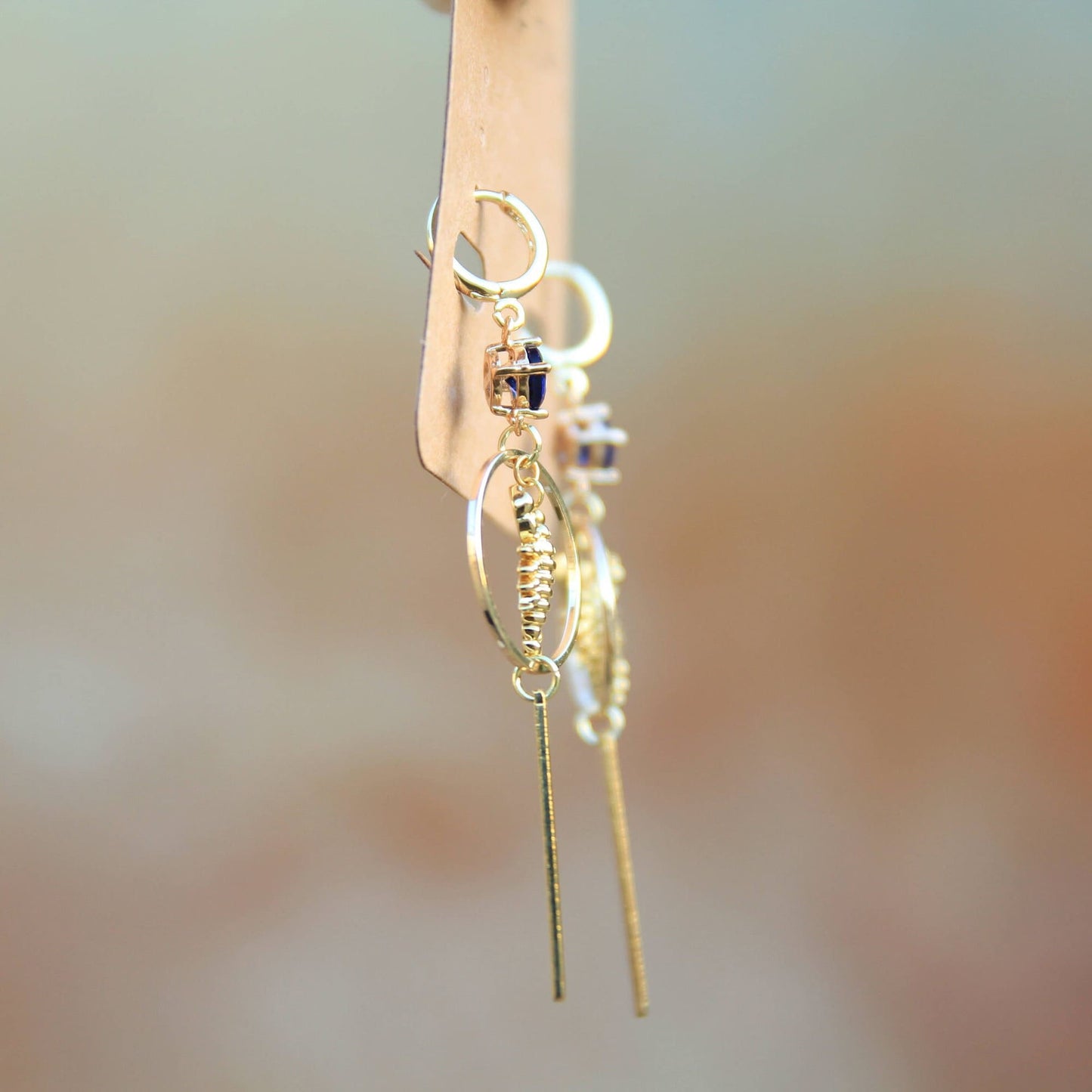 Dangly Gold Scorpion Earrings