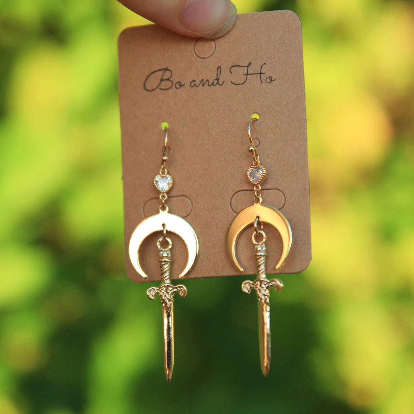 Moon Dagger Earrings