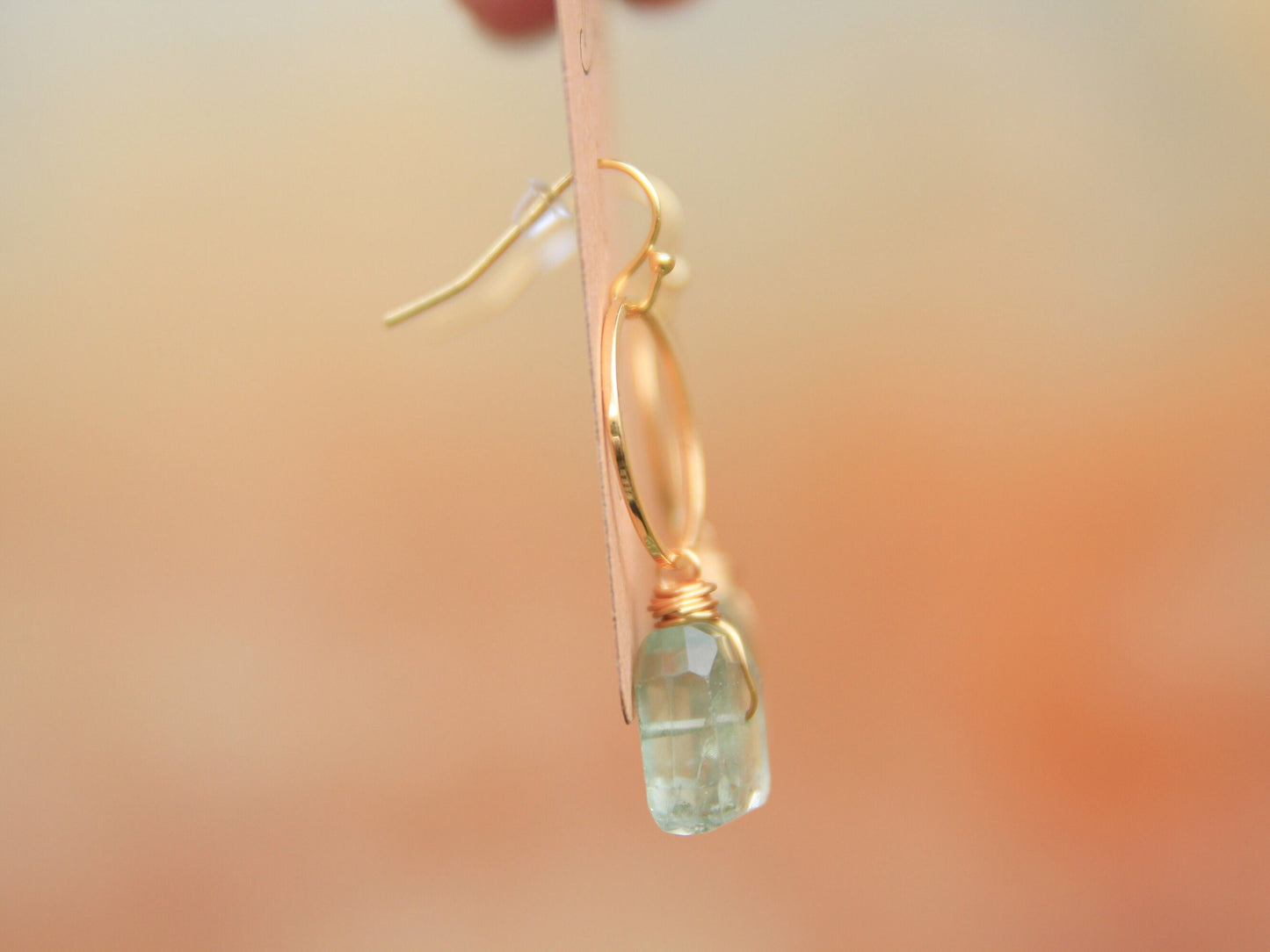 Green Amethyst Prasiolite Earrings