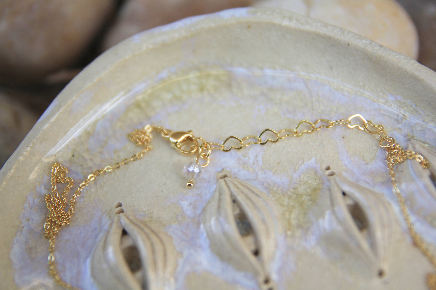 Round Opal Pendant Necklace with Cubic Zirconia Halo