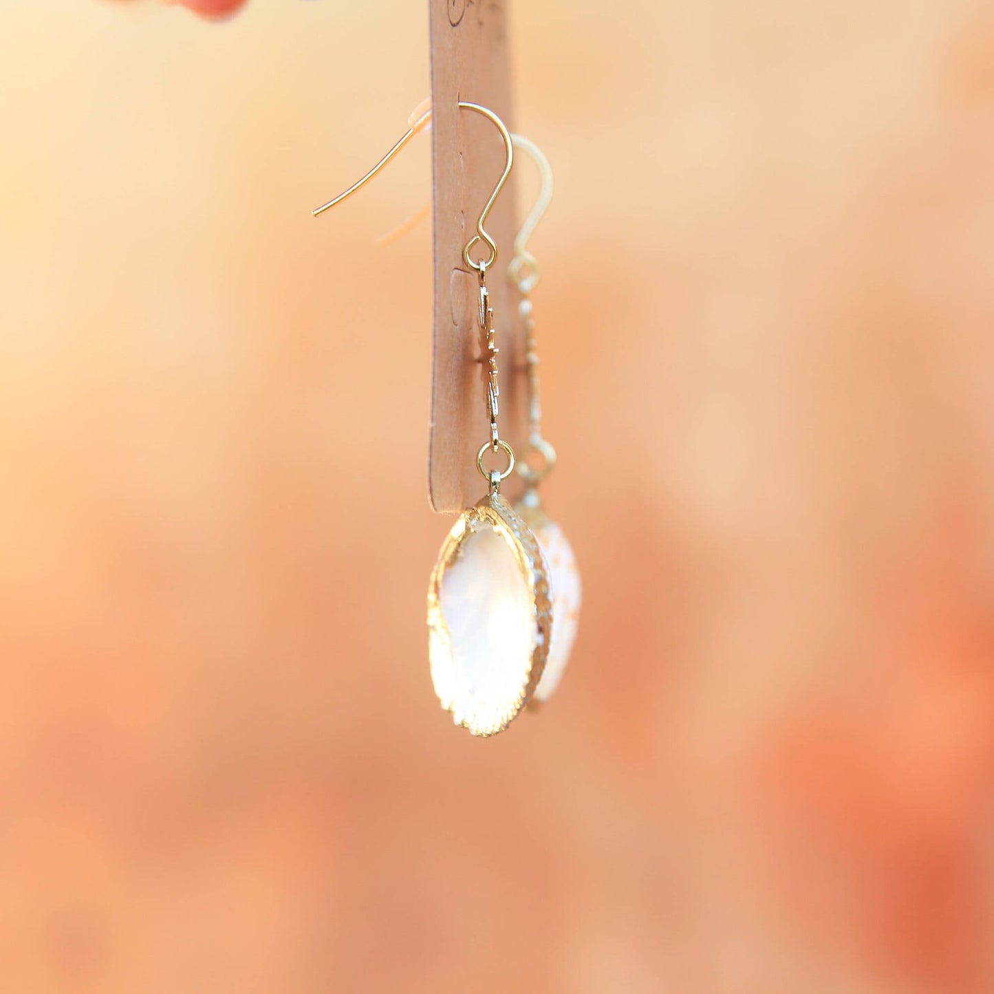Gold Shell and Sun Earrings