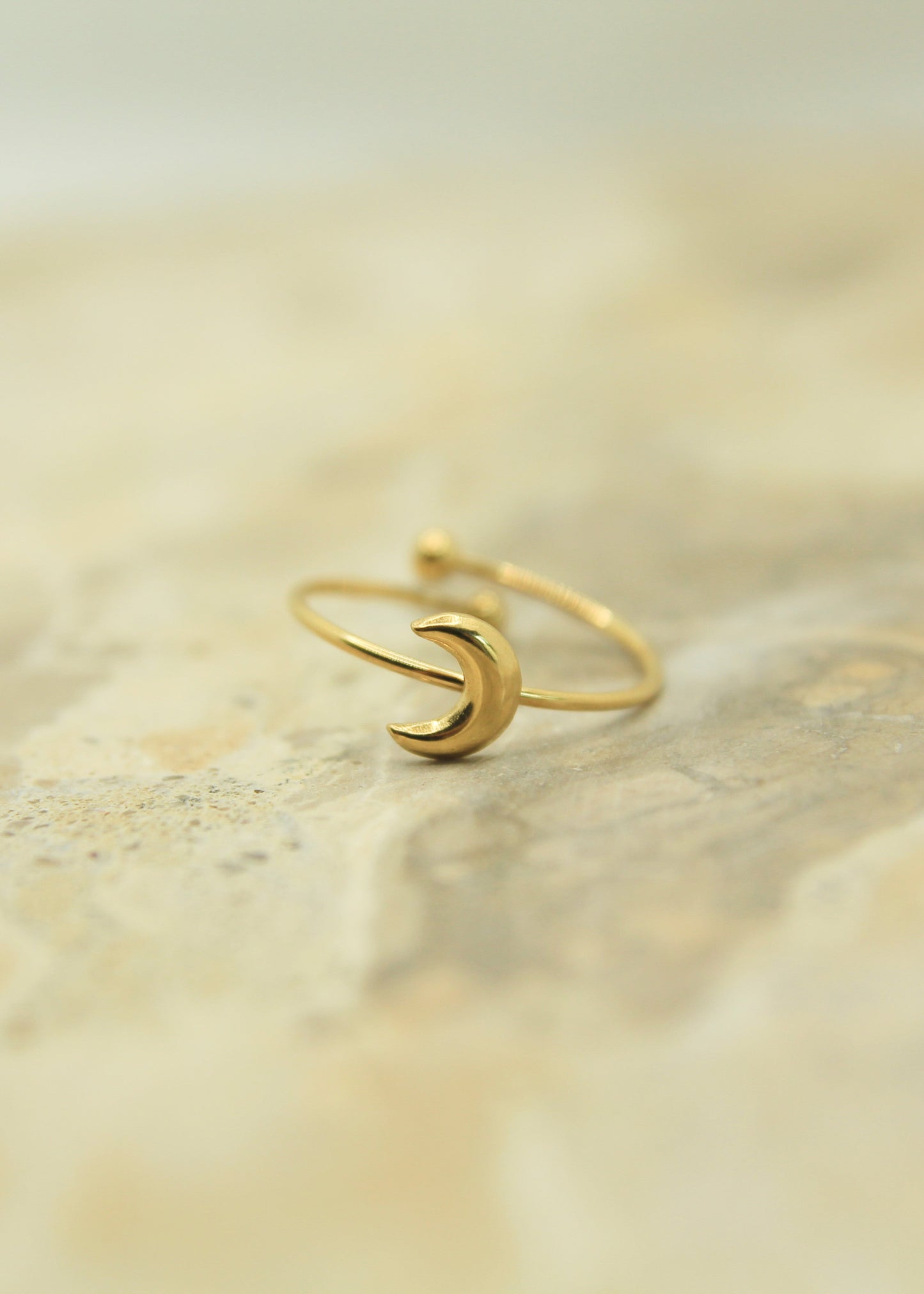 Golden Moon Ring