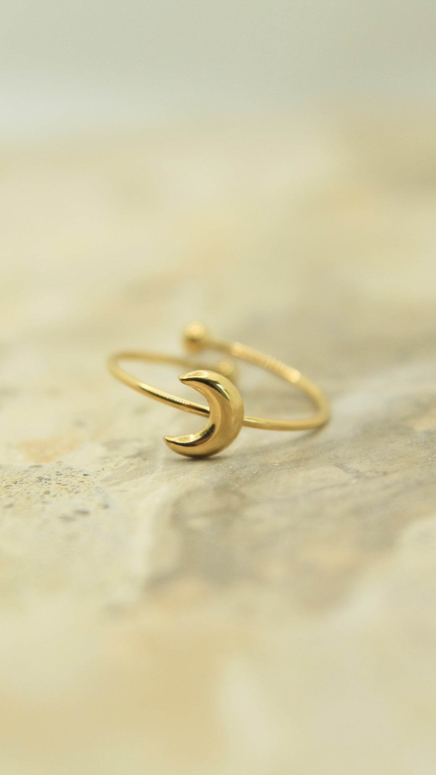 Golden Moon Ring