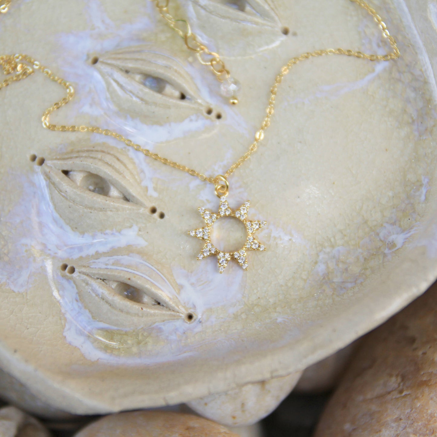 Gold Sun Necklace