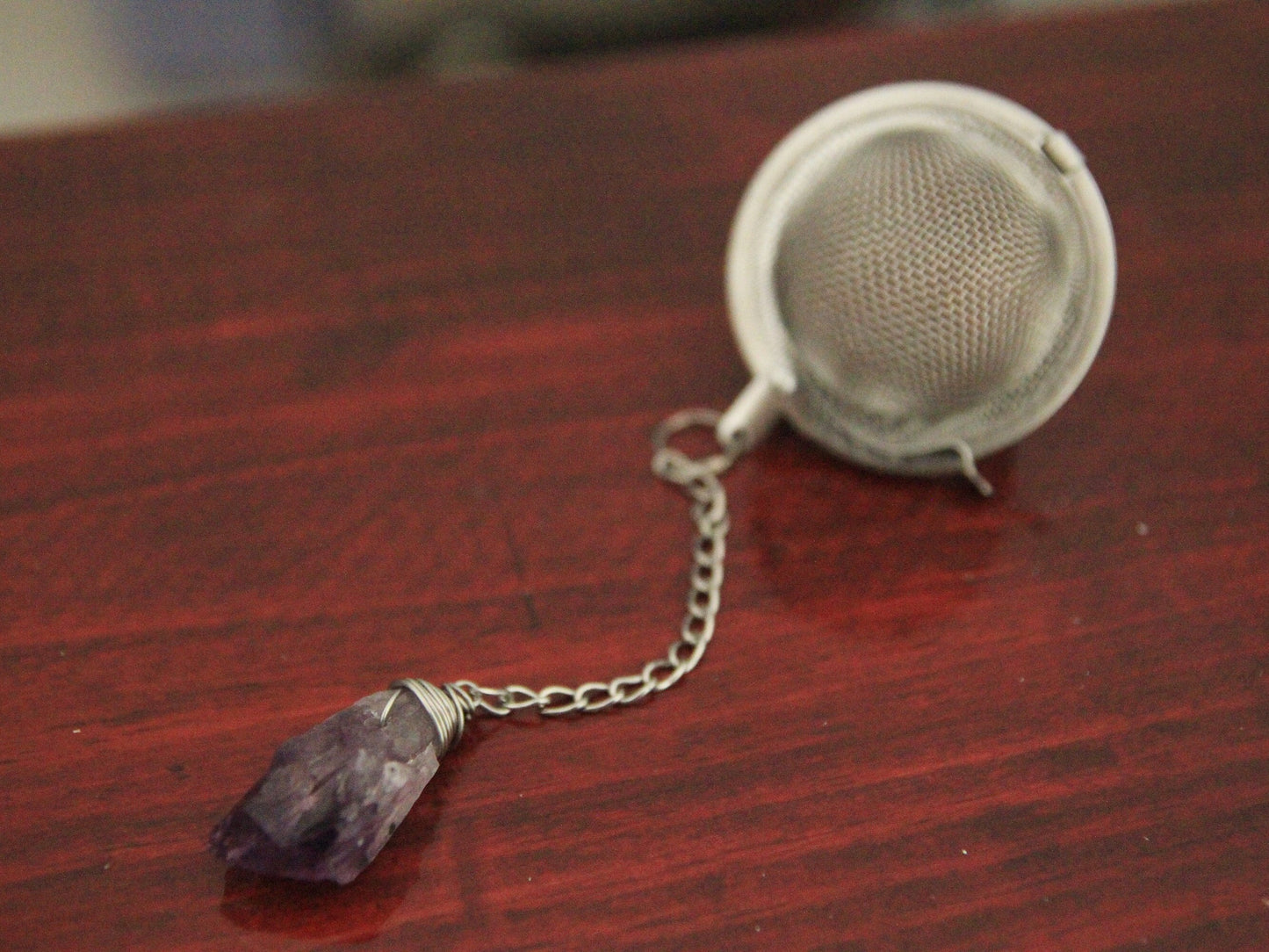 Amethyst Crystal Tea Infuser