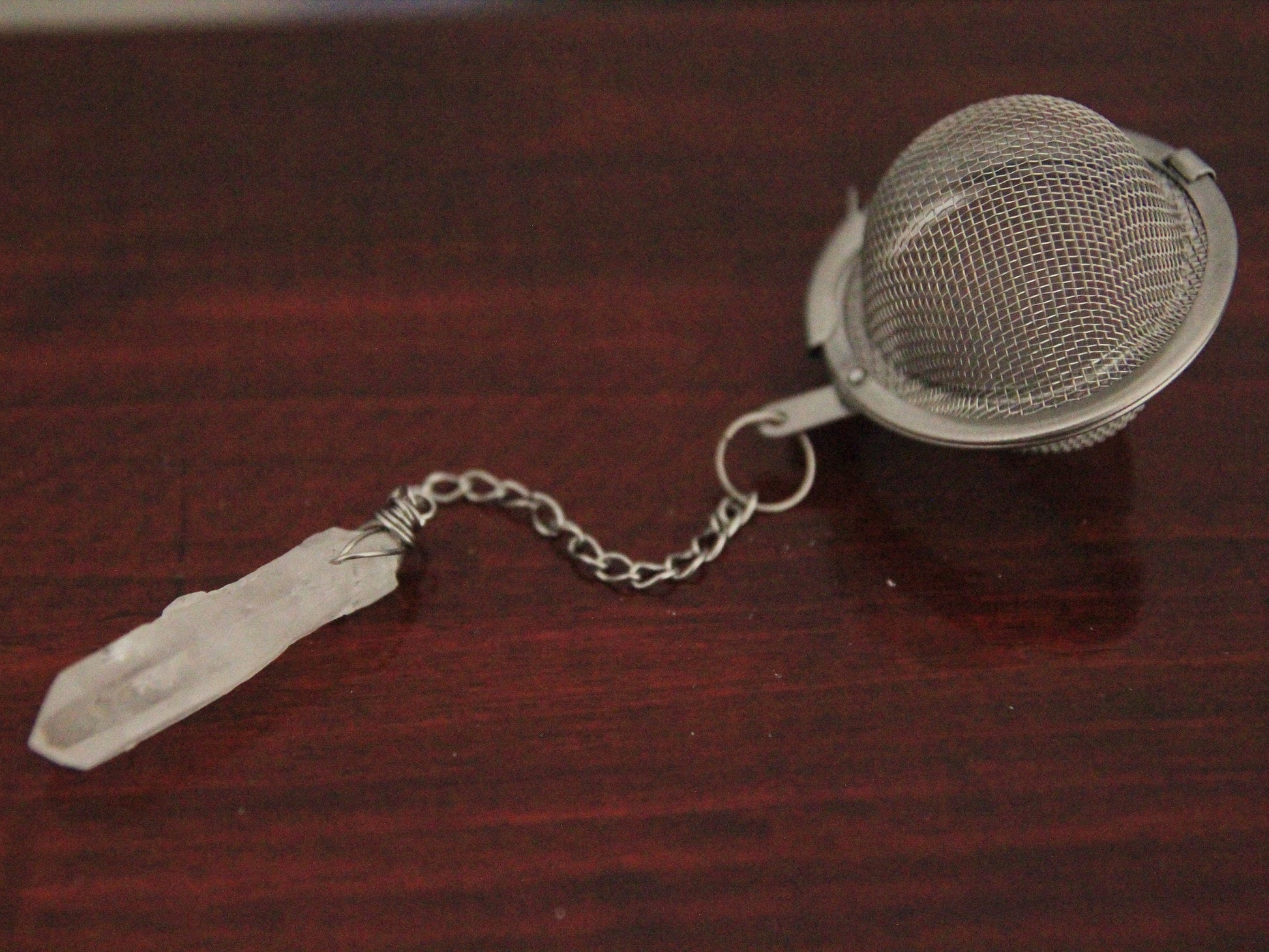 Clear Quartz Tea Infuser