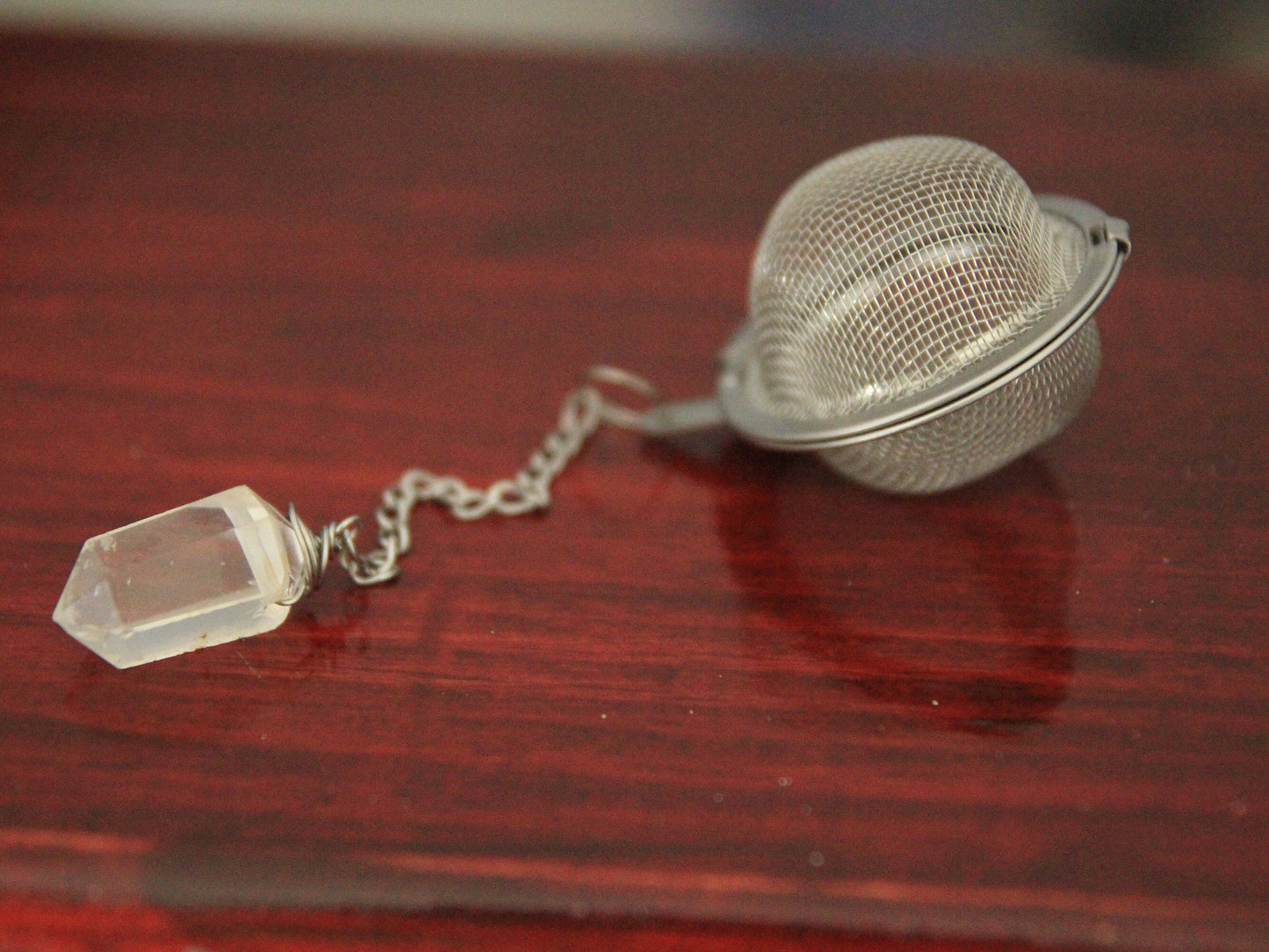 Clear Quartz Tea Infuser