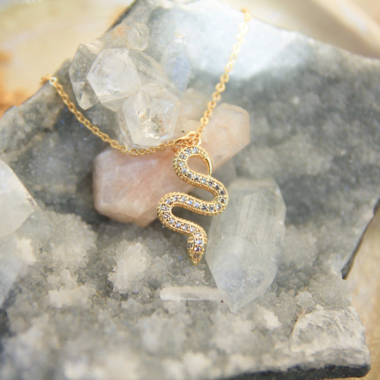 Gold Snake Necklace