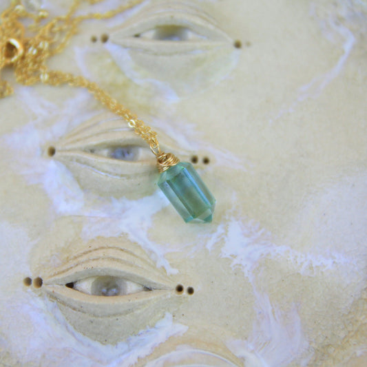 Green Crystal Necklace