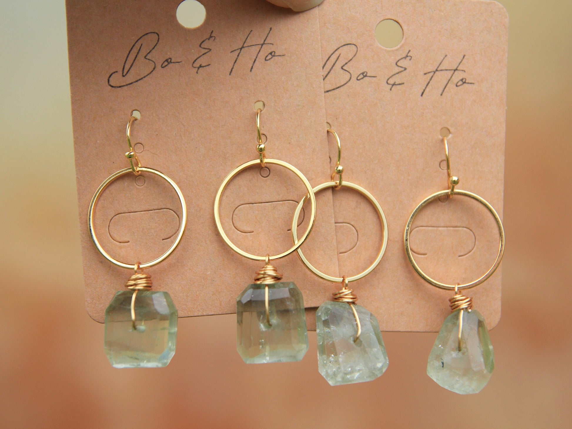 Green Amethyst Prasiolite Earrings