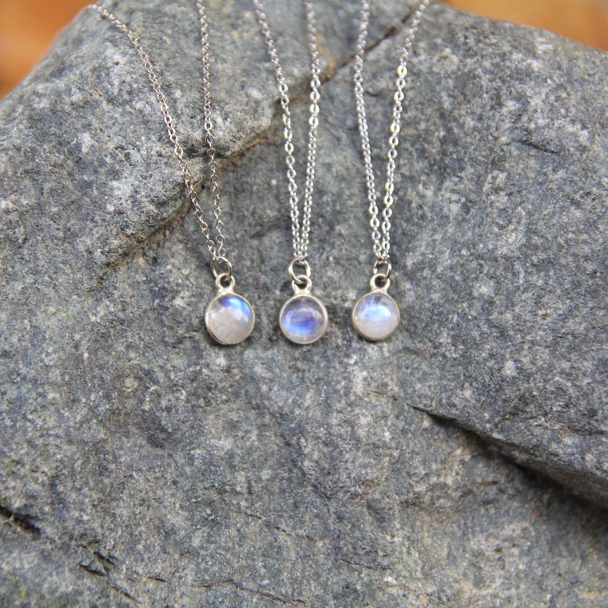 Silver Moonstone Necklace