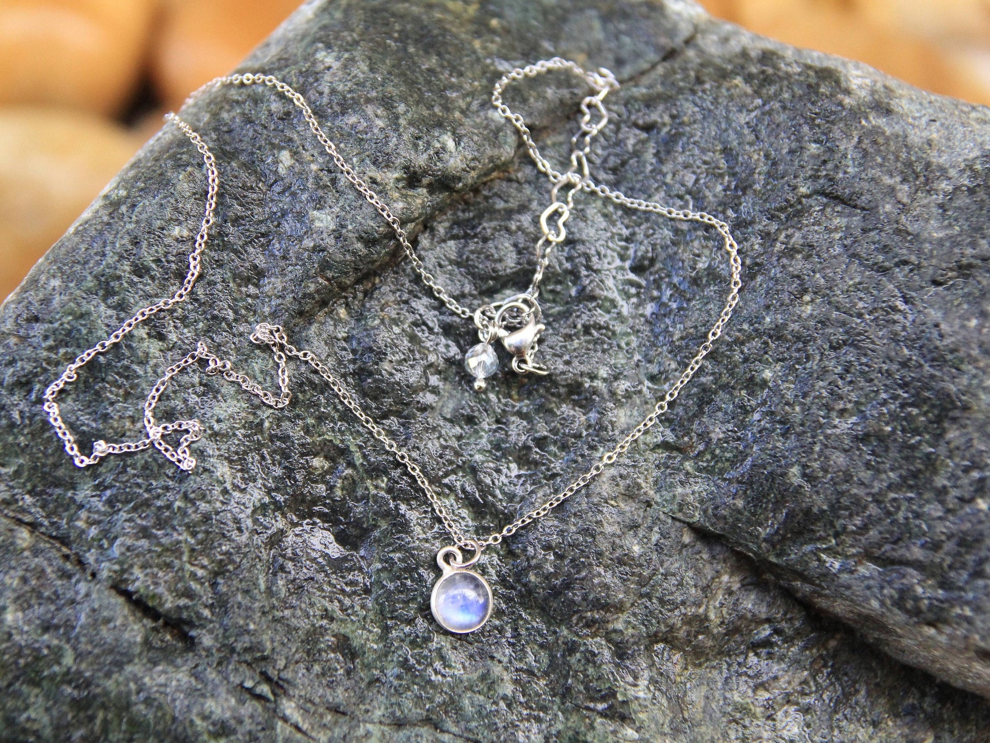 Silver Moonstone Necklace